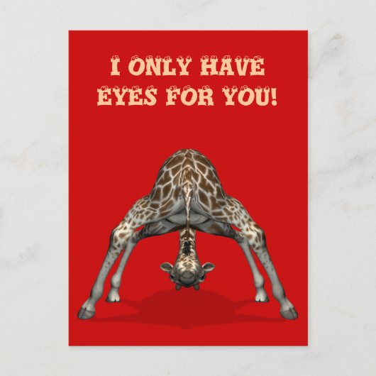 Ich habe nur Augen für dich Postkarte (Vorderseite)