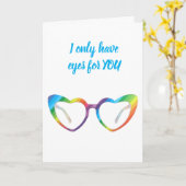 ICH HABE NUR AUGEN "FÜR EUCH" JAHRESKARTE KARTE (Gelbe Blume)