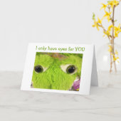 ICH HABE NUR AUGEN FÜR EUCH ROMANTISCHE GEBURTSKAR KARTE (Gelbe Blume)