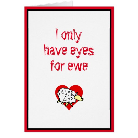 Ich habe nur Augen für Ewe. Spaß. (Vorne)