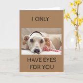 ICH HABE NUR "AUGEN FÜR SIE"-KARTE KARTE (Gelbe Blume)