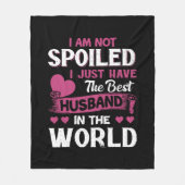 Ich habe nur das beste Ehemann der Welt Fleecedecke (Vorderseite)