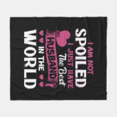 Ich habe nur das beste Ehemann der Welt Fleecedecke (Vorderseite (Horizontal))