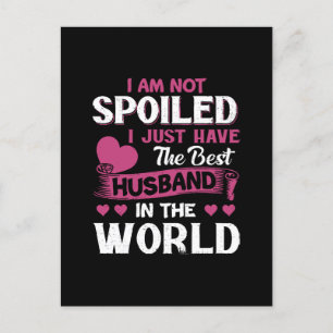 Ich habe nur das beste Ehemann der Welt Postkarte