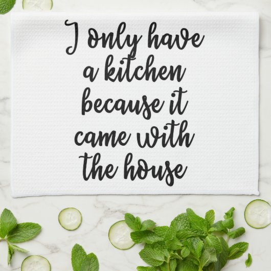 Ich habe nur ein Geschirrtuch (Gefaltet)