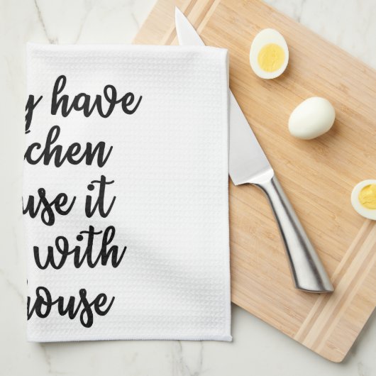 Ich habe nur ein Geschirrtuch (Viertel Falte)