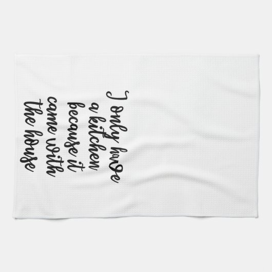 Ich habe nur ein Geschirrtuch (Horizontal)