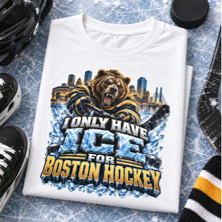 Ich habe nur Eis für Boston Hockey Fans T-Shirt