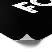 Ich habe nur Eis für euch lustige Augen pun dunkle Poster (Ecke)