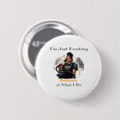 Ich habe nur Freak ... Klassisch Button (Vorne & Hinten)