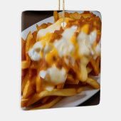 Ich habe nur Freunde für dich | Funny Cheesy Fries Keramikornament (Rechts)