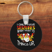 Ich habe nur Krampfanfälle, wenn ich zu Shake-Ding Schlüsselanhänger (Vorderseite)