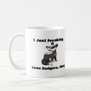 Ich habe nur Liebe-Badgers eingefroren, okay Kaffe Kaffeetasse