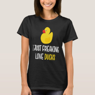 Ich habe nur Liebe Ducks Rubber Duck Männer Frauen T-Shirt