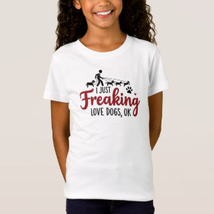 Ich habe nur Liebe Hunde erfriert, ok! T-Shirt