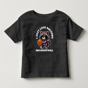 Ich habe nur Liebe Racows und Basketball Sport Lov Kleinkind T-shirt