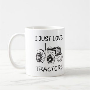 Ich habe nur Liebe-Traktoren Kaffeetasse