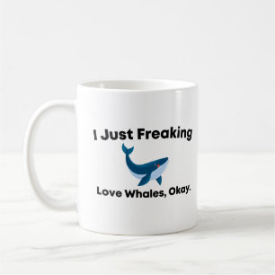 Ich habe nur Liebe-Wale eingefroren, okay Kaffeetasse