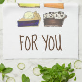 Ich habe nur Pies (Augen) für Sie Funny Baker Fein Geschirrtuch (Gefaltet)