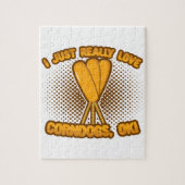 Ich habe nur wirklich Corndogs Liebe, OK! Puzzle (Vertikal)