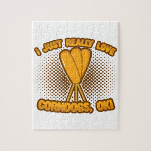 Ich habe nur wirklich Corndogs Liebe, OK! Puzzle