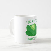 Ich habe nur wirklich Liebe Cabbages, OK!T-Shirt Kaffeetasse (Vorderseite Links)