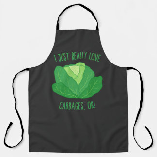Ich habe nur wirklich Liebe Cabbages, OK!T-Shirt Schürze