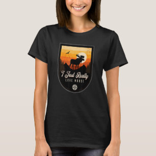 Ich habe nur wirklich Liebe Elch T-Shirt