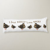 Ich habe nur wirklich Liebe Enten Körperkissen (Rückseite)