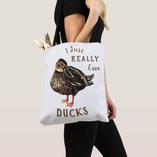 Ich habe nur wirklich Liebe Enten Tote Tasche (Von Nahem)