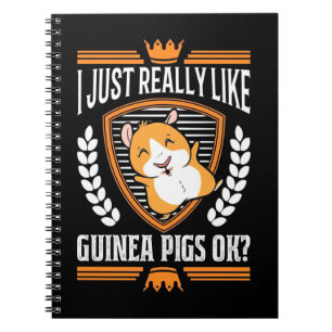 Ich habe nur wirklich Liebe Guinea Pig Notizblock