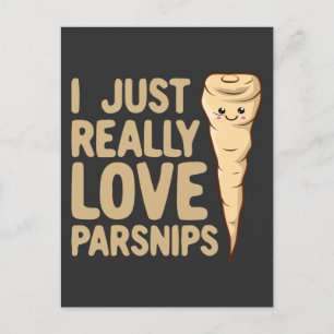 Ich habe nur wirklich Liebe Parsnips - Niedlich Ka Postkarte