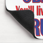 Ich habe Obama überlebt Mousepad (Ecke)