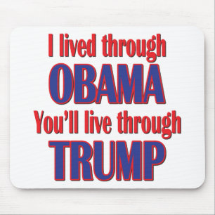 Ich habe Obama überlebt Mousepad