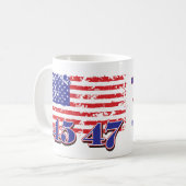 Ich habe Obama und Biden überlebt Kaffeetasse (Vorderseite Links)