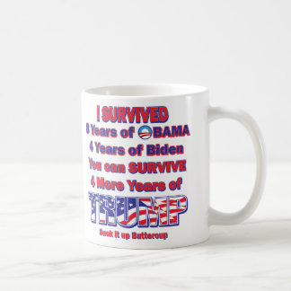 Ich habe Obama und Biden überlebt Kaffeetasse