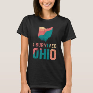 Ich habe Ohio Karte Meme retro vintage abgenutzt ü T-Shirt
