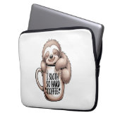 Ich habe ohne Kaffee gekocht Laptopschutzhülle (Vorderseite Links)