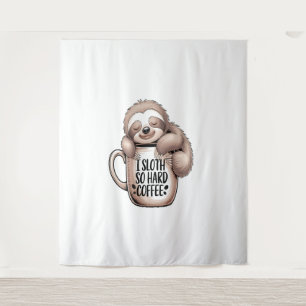Ich habe ohne Kaffee gekocht Wandteppich