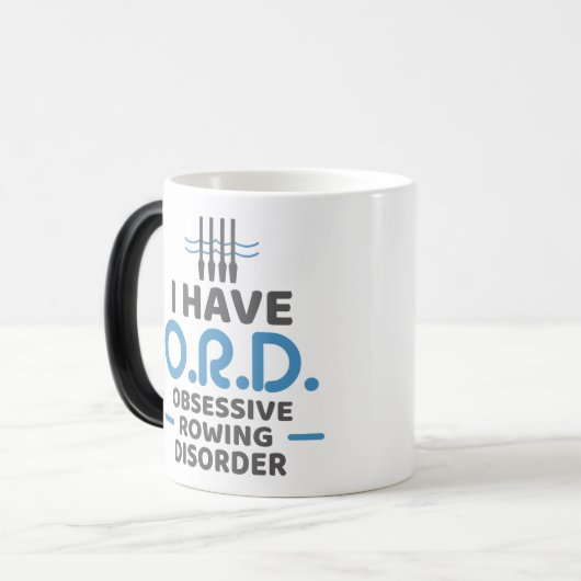 Ich habe ORD besessene Rudersport-Störung - Verwandlungstasse (Vorderseite Links)