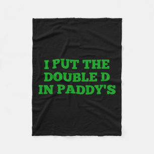 Ich habe Paddys lustige irische Patricks mit der d Fleecedecke