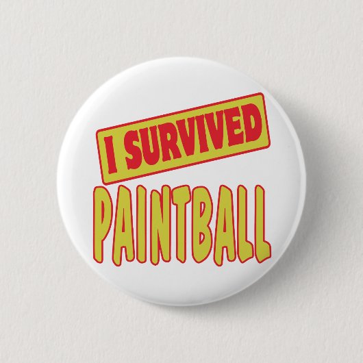 ICH HABE PAINTBALL ÜBERLEBT BUTTON (Vorderseite)