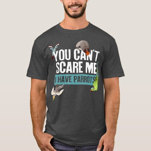 Ich habe Papageien Afrikanischen Grau Parakeet Coc T-Shirt (Vorderseite)