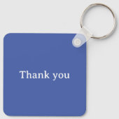 Ich habe Parkinson's Ich brauche nur Zeit Weiß auf Schlüsselanhänger (Rückseite)