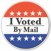 Ich habe per Post abgestimmt Aufkleber (Vorderseite)