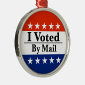 Ich habe per Post abgestimmt Ornament Aus Metall (Rechts)