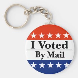 Ich habe per Post abgestimmt Schlüsselanhänger