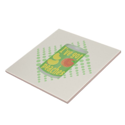 Ich habe Pfirsiche got Fliese (Seite)