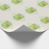 Ich habe Pfirsiche got Geschenkpapier (Ecke)