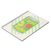 Ich habe Pfirsiche got Notizblock (Linke Seite)